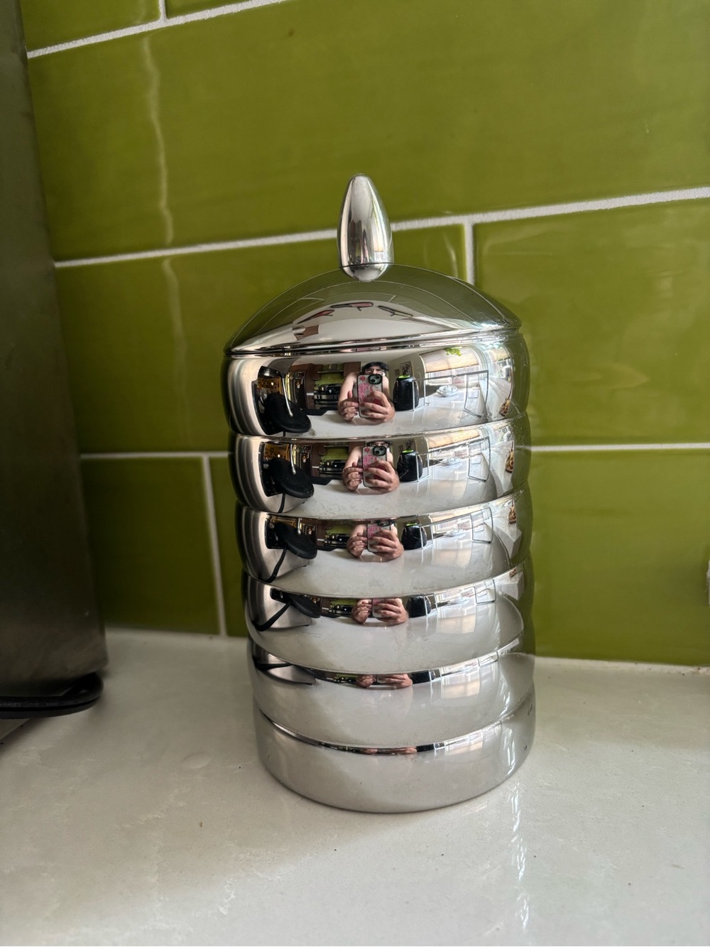 Alessi Kalisto 2 canister kitchen box
